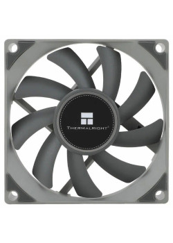 Вентилятор корпусный/ Thermaltight TL-8015 (80x80x15mm, 4-pin PWM, 28.4CFM, 23.3dBA, 2200RPM, Grey)