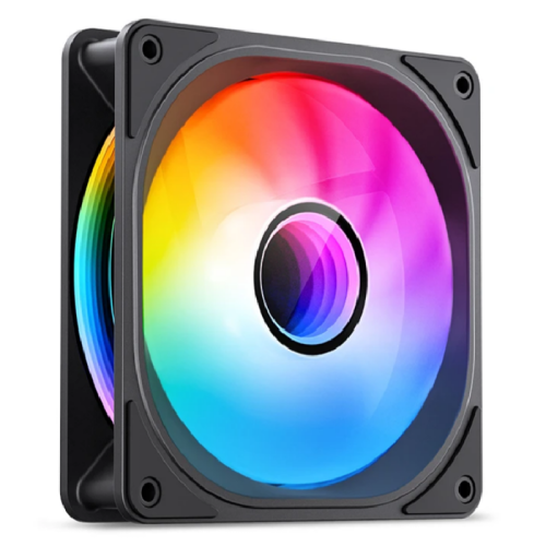 Кулер для корпуса/ Case Cooler JONSBO FR-606BR Reverse (120x120x25mm, 4-pin PWM, ARGB, 35.99CFM, 26.5dBA, 1500RPM, Black)