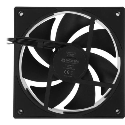 Вентилятор для корпуса ID-Cooling AF-127 ARGB 120х120x27 черный 4-pin 30дБ (AF-127-ARGB-K) Ret [AF-127-ARGB-K]