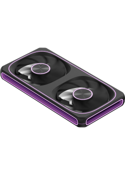 Вентилятор для корпуса Formula Air Fusion 2 Reverse ARGB 240х120x28 черный 4-pin (AIR FUSION 2 BK REVERSE) Ret