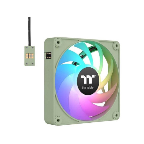 Вентилятор для корпуса Thermaltake CT120 EX Sync Matcha ARGB 120х120x25 зеленый 4-pin 28.5дБ (упак.:3шт) (CL-F196-PL12MG-A) Ret [CL-F196-PL12MG-A]