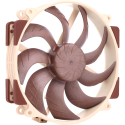 Кулер для корпуса/ Case Cooler Noctua NF-A14x25r G2 PWM (140x140x25mm, 4-pin PWM, 91.58CFM, 24.8dBA, 1500RPM, Beige/Brown)