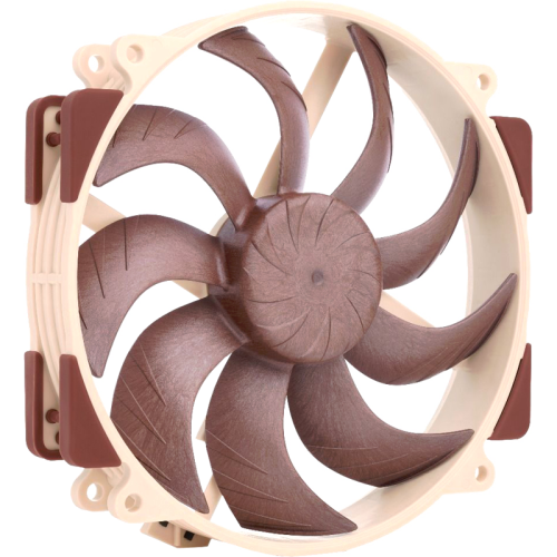 Кулер для корпуса/ Case Cooler Noctua NF-A14x25r G2 PWM (140x140x25mm, 4-pin PWM, 91.58CFM, 24.8dBA, 1500RPM, Beige/Brown)