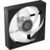 Кулер для корпуса/ Case Cooler ID-COOLING AS-120-ARGB-K (120x120x25mm, 4-pin PWM, ARGB, 58CFM, 27.2dBA, 2000RPM, Black)
