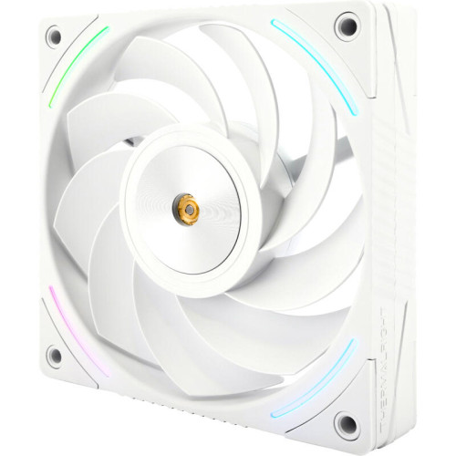 Кулер для корпуса/ Case Cooler Thermalright TL-K12RW Reverse (120x120x25mm, 4-pin PWM, ARGB, 69CFM, 27dBA, 2150RPM, White)