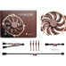 Кулер для корпуса/ Case Cooler Noctua NF-A14x25r G2 PWM (140x140x25mm, 4-pin PWM, 91.58CFM, 24.8dBA, 1500RPM, Beige/Brown)