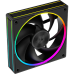 Кулер для корпуса/ Case Cooler ID-COOLING AF-127-ARGB-K (120x120x27mm, 4-pin PWM, ARGB, 78CFM, 29.9dBA, 2000RPM, Black)