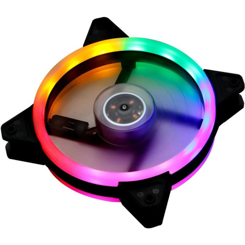 Вентилятор для корпуса Digma DFAN-FRGB3 RGB 120х120x25 черный 3-pin 4-pin (Molex) 23дБ Ret [DFAN-FRGB3]
