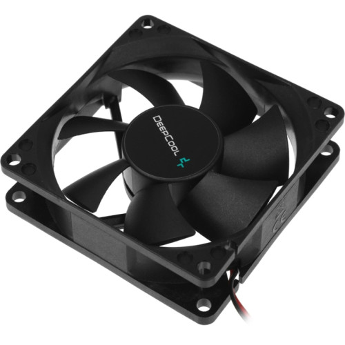 Вентилятор для корпуса Deepcool XFan 80 80х80x25 черный 4-pin (Molex) 20дБ (DP-FDC-XF80) Ret [DP-FDC-XF80]