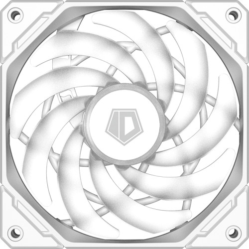 Кулер для корпуса/ Case Cooler ID-COOLING NO-12015-XT ARGB SNOW (120x120x15mm, 4-pin PWM, ARGB, 54.6CFM, 31.2dBA, 2000RPM, White)
