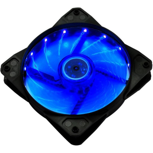 Вентилятор для корпуса Digma DFAN-LED-BLUE RGB 120х120x25 черный 3-pin 4-pin (Molex) 23дБ Ret [DFAN-LED-BLUE]
