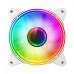 Кулер для корпуса ПК/ Gamemax FN-12Rainbow-Q-Infinity White, 12CM white ARGB Rainbow Infinity, Quad-ring, 3pin+4Pin connector Кулер для корпуса ПК/ Gamemax FN-12Rainbow-Q-Infinity White, 12CM white ARGB Rainbow Infinity, Quad-ring, 3pin+4Pin connector