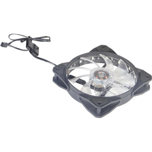 Вентилятор для корпуса Oklick OG-CF120RGB2-BK RGB 120х120x25 черный 3-pin 4-pin (Molex) 23дБ Ret [OG-CF120RGB2-BK]
