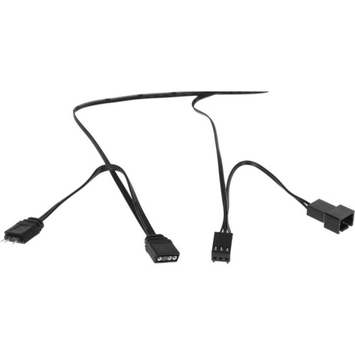 Вентилятор для корпуса Accord ACC-C14 ARGB 140х140x25 черный 3-pin 26дБ (ACC-C14 ARGB BLACK) brown box