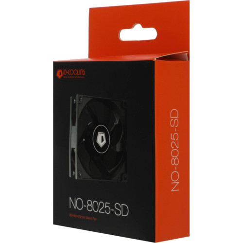 Вентилятор для корпуса ID-Cooling NO-8025-SD 80х80x25 черный 3-pin 21дБ Ret [NO-8025-SD]