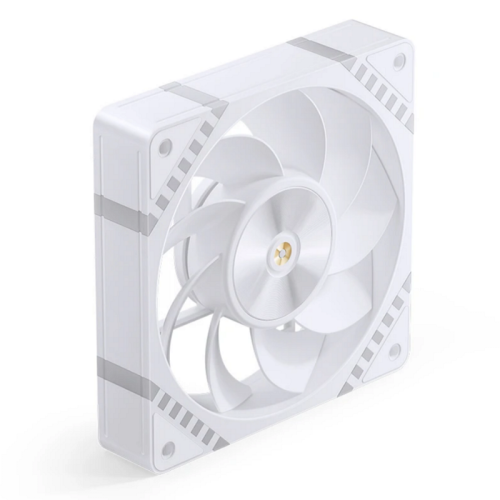 Кулер для корпуса/ Case Cooler JONSBO HF2-120WR Reverse (120x120x25mm, 4-pin PWM, ARGB, 63.3CFM, 29.5dBA, 2200RPM, White)