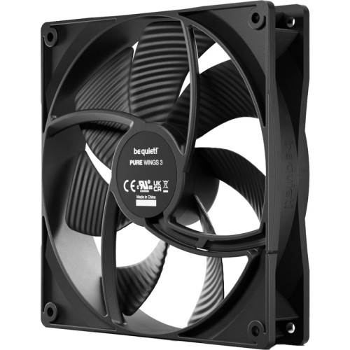 Кулер для корпуса/ Case Cooler be quiet! PURE WINGS 3 120mm PWM (120x120x25mm, 4-pin PWM, 49.9CFM, 25.5dBA, 1600RPM, Black) Кулер для корпуса/ Case Cooler be quiet! PURE WINGS 3 120mm PWM (120x120x25mm, 4-pin PWM, 49.9CFM, 25.5dBA, 1600RPM, Black)