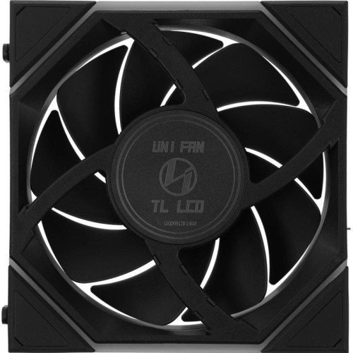 Вентилятор для корпуса Lian-Li Uni Fan TL 120 LCD ARGB 120х120x28 черный 7-pin 27дБ (упак.:3шт) (G99.12TLLCD3B.00) Ret [G99.12TLLCD3B.00]
