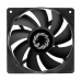 Кулер для корпуса ПК/ Gamemax GMX-WFBK-BK, 12CM black fan, black blade, 3pin+4Pin connector Кулер для корпуса ПК/ Gamemax GMX-WFBK-BK, 12CM black fan, black blade, 3pin+4Pin connector