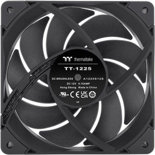 Вентилятор для корпуса Thermaltake TOUGHFAN 12 Pro 120х120x25 черный 4-pin 22.6дБ (CL-F139-PL12BL-A) Ret [CL-F139-PL12BL-A]