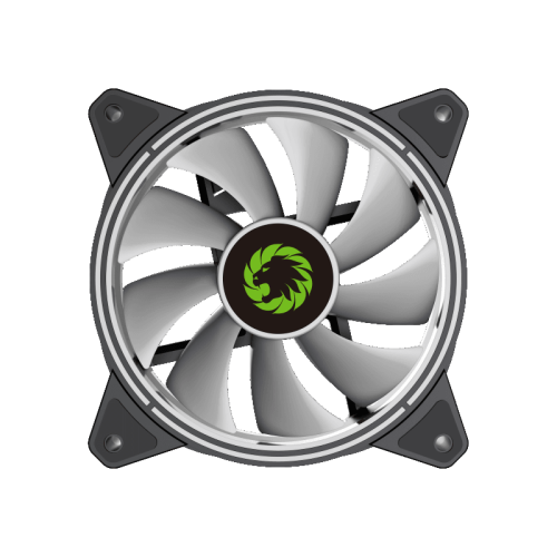 Комплект кулеров для корпуса ПК + контроллер вентиляторов/ Gamemax RQ300 kit, 3x12CM Rainbow ARGB fans, remote controller