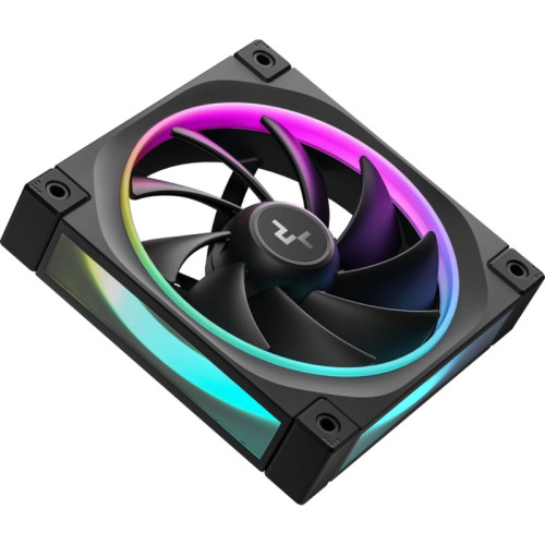 Вентилятор для корпуса Deepcool FL12 ARGB 120х120x25 черный 4-pin 32дБ (R-FL12-BKAPN1-G) Ret