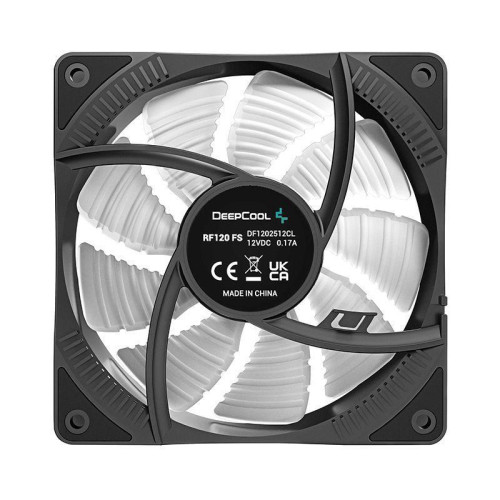 Вентилятор для корпуса Deepcool RF120 FS RGB 120х120x25 черный 4-pin 27дБ (DP-FLED3-RF120-FS) Ret [DP-FLED3-RF120-FS]