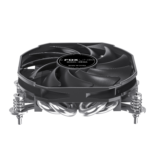 Кулер для процессора ПК/ CPU Cooler Foxline DB32A (125W, 4-pin PWM, 32mm, Al/Cu, 4x6mm, 1x90mm, 41.46CFM, 33dBA, 3400RPM, S: AM4/AM5, Black) Кулер для процессора ПК/ CPU Cooler Foxline DB32A (125W, 4-pin PWM, 32mm, Al/Cu, 4x6mm, 1x90mm, 41.46CFM, 33dBA, 3400RPM, S: AM4/AM5, Black)