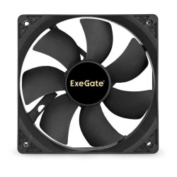 Вентилятор для корпуса Exegate EX283391RUS 120х120x25 черный 4-pin 25дБ OEM