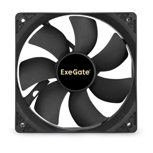 Вентилятор для корпуса Exegate EX283391RUS 120х120x25 черный 4-pin 25дБ OEM