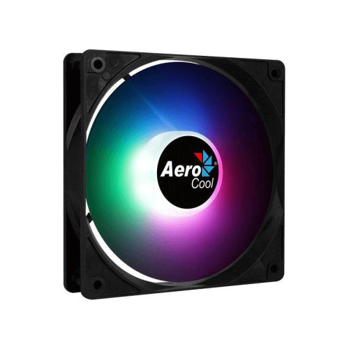 Вентилятор для корпуса Aerocool Frost 12 RGB 120х120x25 черный 4-pin 28дБ (FROST 12 PWM FRGB 4P) Ret [FROST 12 PWM FRGB 4P]