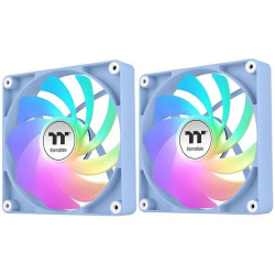 Вентилятор для корпуса Thermaltake CT120 Sync Hydrangea Reverse ARGB 120х120x25 голубой 4-pin 31.2дБ (упак.:2шт) (CL-F200-PL12BU-A) Ret [CL-F200-PL12BU-A]