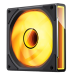 Кулер для корпуса/ Case Cooler JONSBO ZK-120BR Reverse (123x120x28mm, 4-pin PWM, ARGB, 47.71CFM, 30.7dBA, 1800RPM, Black, 3pcs)