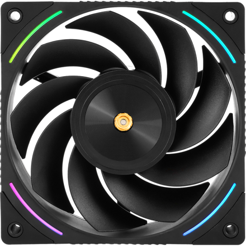 Кулер для корпуса/ Case Cooler Thermalright TL-K12R Reverse (120x120x25mm, 4-pin PWM, ARGB, 69CFM, 27dBA, 2150RPM, Black)