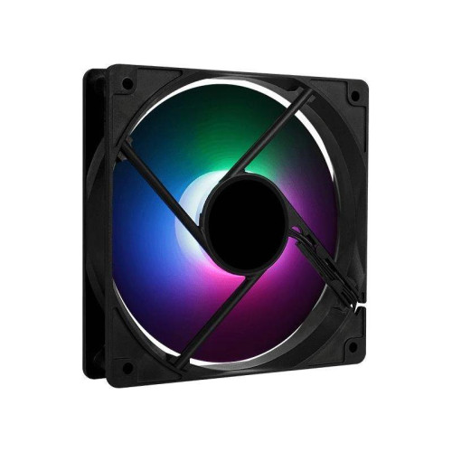 Вентилятор для корпуса Aerocool Frost 12 RGB 120х120x25 черный 4-pin 28дБ (FROST 12 PWM FRGB 4P) Ret [FROST 12 PWM FRGB 4P]