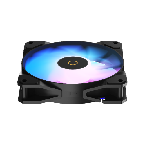 Кулер для корпуса/ Case Cooler Ocypus Beta F12 BK ARGB REVERSE BLADE (120x120x25mm, 4-pin PWM, ARGB, 56.5CFM, 29dBA, 1600RPM, Black)