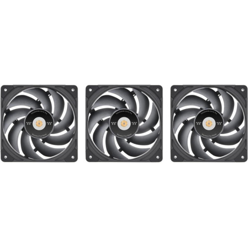 Вентилятор для корпуса Thermaltake Toughfan EX12 Pro Reverse 120х120x25 черный 4-pin 29.8дБ (упак.:3шт) (CL-F171-PL12BL-A) Ret [CL-F171-PL12BL-A]
