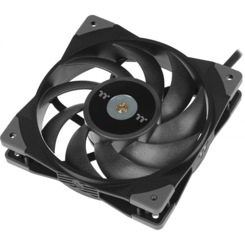Вентилятор для корпуса Thermaltake Toughfan 12 120х120x25 черный 4-pin 22.3дБ (CL-F117-PL12BL-A) Ret [CL-F117-PL12BL-A]