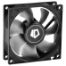 Кулер для корпуса/ Case Cooler ID-COOLING NO-8025-SD (80x80x25mm, 3-pin, 25.5CFM, 21dBA, 2000RPM, Black/Gray)