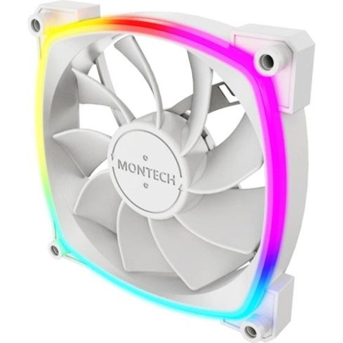 Вентилятор для корпуса Montech RX120 Reverse ARGB 120х120x25 белый 4-pin 27дБ (RX120 PWM WHITE) Ret [RX120 PWM WHITE]