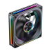 Кулер для корпуса/ Case Cooler JONSBO ZA-120BR Reverse (120x120x28mm, 4-pin PWM, ARGB, 62.4CFM, 37.3dBA, 2400RPM, Black)