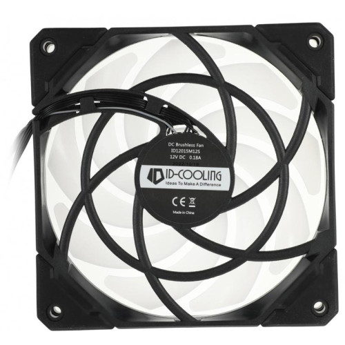 Вентилятор для корпуса ID-Cooling NO-12015-XT ARGB 120х120x15 черный 4-pin 31дБ (NO-12015-XT ARGB) Ret [NO-12015-XT ARGB]