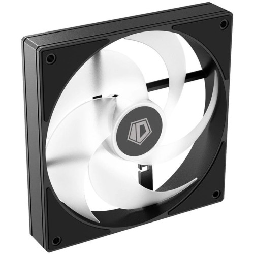 Вентилятор для корпуса ID-Cooling AS-140-ARGB-K ARGB 140х140x25 черный 4-pin 24.9дБ Ret