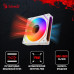 Вентилятор для корпуса Bloody BD-CF120ARGB5 LCD ARGB 120х120x25 белый 4-pin 26дБ (BD-CF120ARGB5-WH) Ret