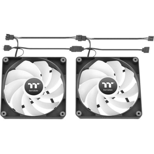 Вентилятор для корпуса Thermaltake CT120 Sync Reverse ARGB 120х120x25 черный 4-pin 31.2дБ (упак.:2шт) (CL-F173-PL12SW-A) Ret [CL-F173-PL12SW-A]