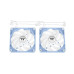 Вентилятор для корпуса Thermaltake CT120 Sync Hydrangea Reverse ARGB 120х120x25 голубой 4-pin 31.2дБ (упак.:2шт) (CL-F200-PL12BU-A) Ret [CL-F200-PL12BU-A]