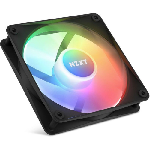 Кулер для корпуса ПК/ Case Cooler NZXT F120 RGB Core (120x120x25mm, 4-pin PWM, RGB, 78.86CFM, 33.88dBA, 1800RPM, Black)