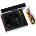 Кулер для корпуса/ Case Cooler Noctua NF-A15 HS-PWM chromax.black.swap (140x150x25mm, 4-pin PWM, 82.5CFM, 24.6dBA, 1500RPM, Black)