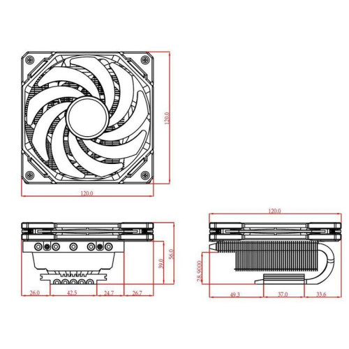 Кулер для процессора ID-COOLING IS-50X_V3