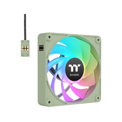 Вентилятор для корпуса Thermaltake CT140 EX Sync Matcha Reverse ARGB 140х140x25 зеленый 4-pin 32.8дБ (упак.:3шт) (CL-F199-PL14MG-A) Ret [CL-F199-PL14MG-A]